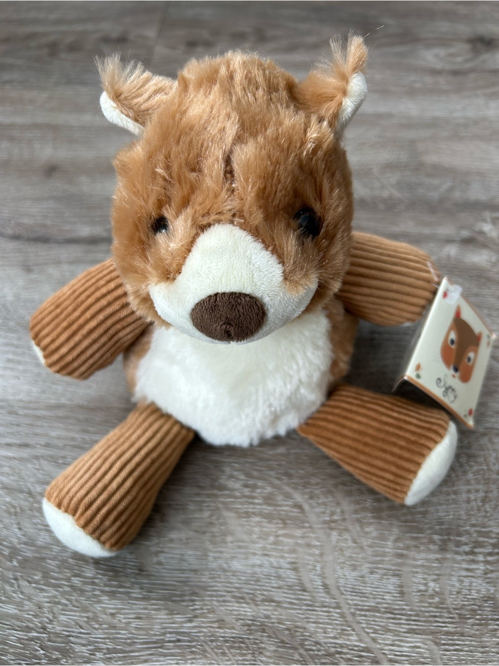 Scentsy Buddy Sunny Squirrel Stuffed Animal - Brown and White